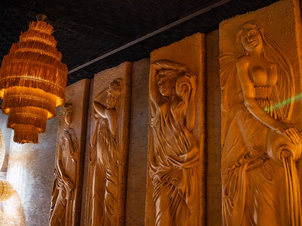 Pusu Yeni Nesil Eğlence Duvar Rölyef Heykelleri